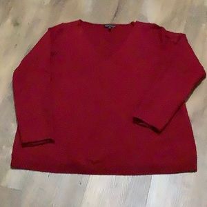 Eileen Fisher V neck long sleeve sweater
